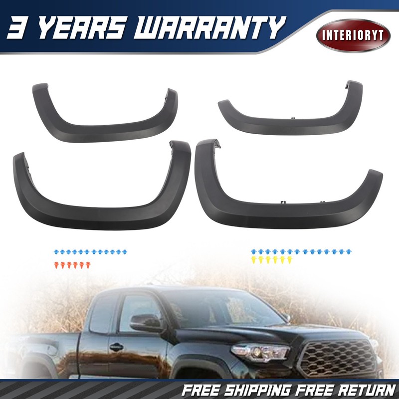 Front Rear LH RH Wheel Fender Flare Trim For 2016-2023 Toyota Tacoma 7587104060
