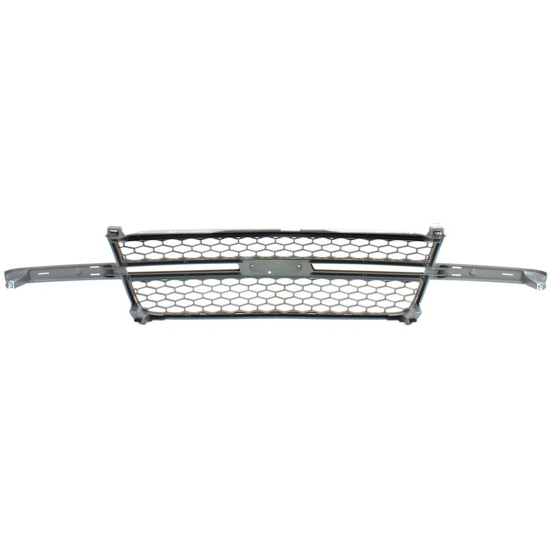 Grille Assembly Kit For 03-06 Chevy Silverado 2500 HD Chrome Shell Painted Gray gallery