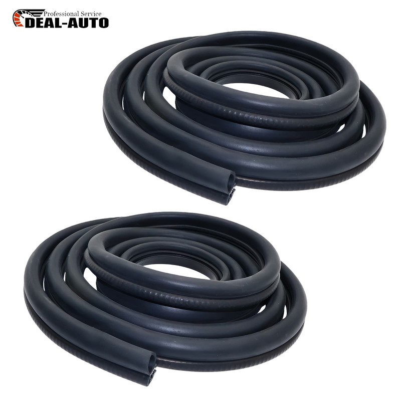 For 1986-07 Peterbilt 379 389 359 357 377 330 Rubber Door Seal Weatherstrip Kit
