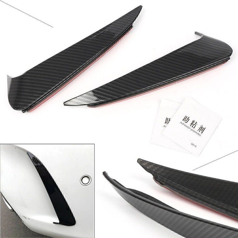 Carbon Fiber Look Side Air Vent Cover Trim Fit Benz C Class Sport W205 4-Door