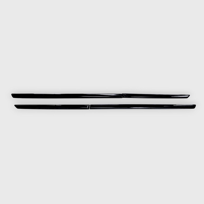 Gloss Black 4 Piece Tape-on Door Molding Set For 21-24 GMC Yukon