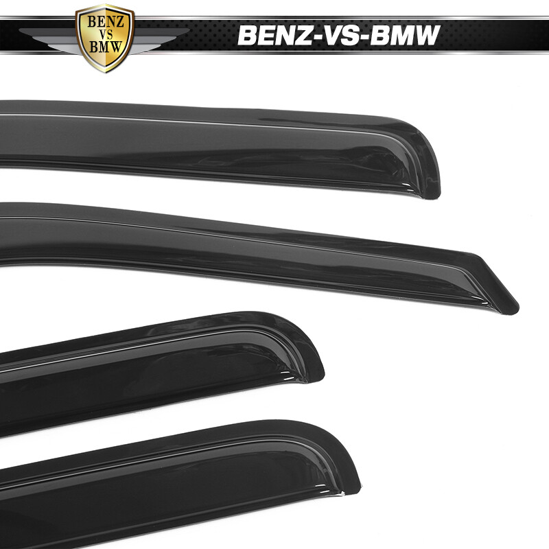 Fits 99-16 F250 F350 F450 F550 Super Duty Crew Cab Window Visor Vent Guards 4PC gallery