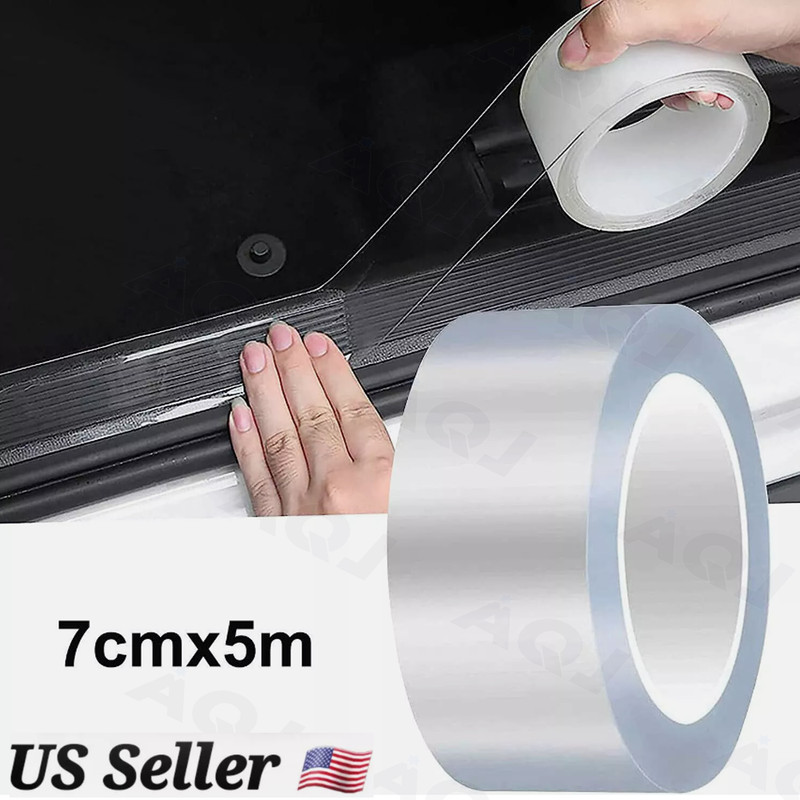 5M*7cm Car Door Protector Sill Scuff Cover Sticker Antiscratch Transparent Strip