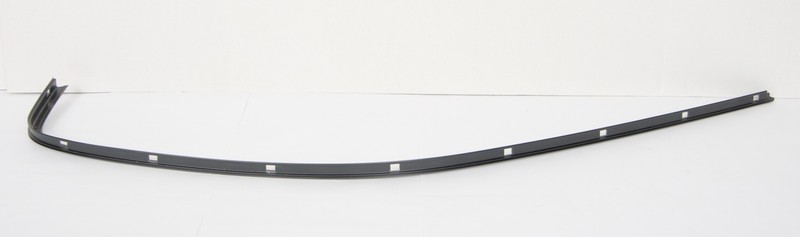 Genuine BMW E38 Door ext trim. Top metal curved strip. Passenger. Rear gallery