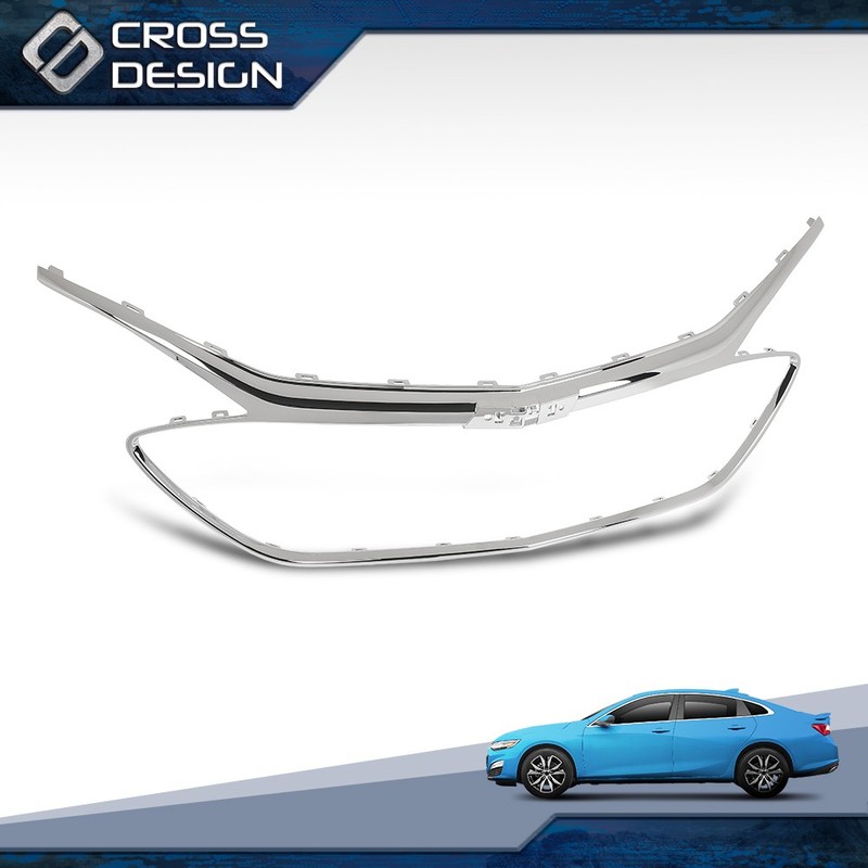 Fit For 19-22 Chevrolet Malibu Chrome Front Grille Trim Middle Frame 84473374 gallery