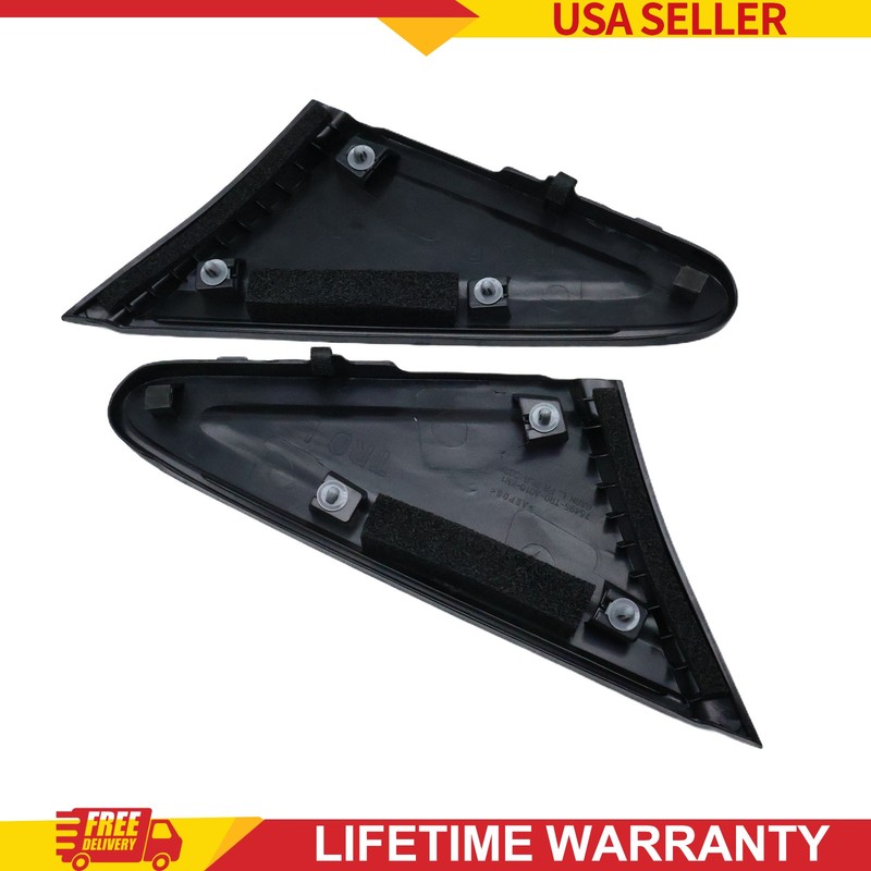 Fit 12-15 Honda Civic Door Mirror Corner Molding Trim US Stock Fast Shipping 2x gallery