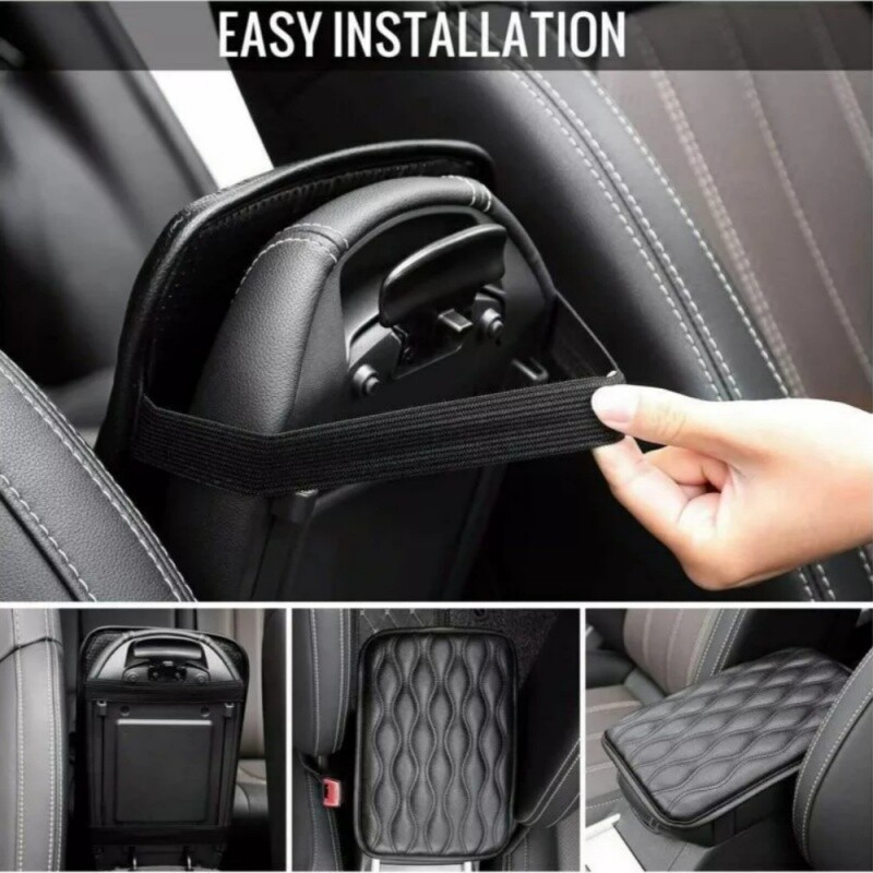 Car Armrest Cushion Cover Universal Center Console Box Pad Protector Accessories gallery