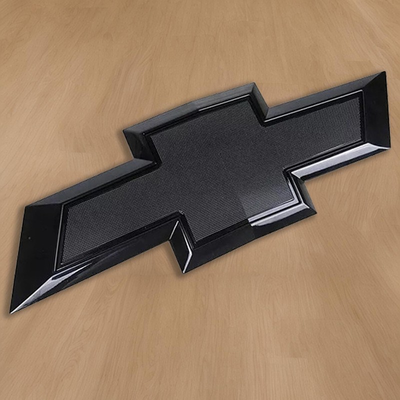 OEM 2022+ Front Grille Bowtie Emblem fits Chevrolet Silverado 1500 Gloss Black gallery
