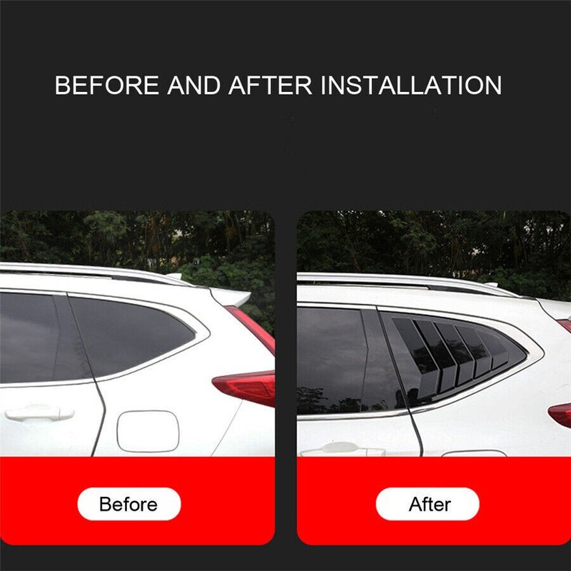 For Honda CRV CR-V 2017-2020 Rear Window Shutters Louvers Blinds Cover Trim USA gallery