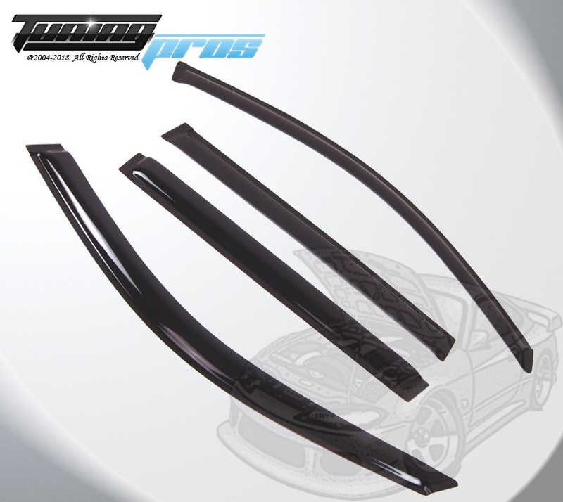 For Lexus GX470 2003-2009 Smoke Out-Channel Window Rain Guards Visor 4pcs Set gallery