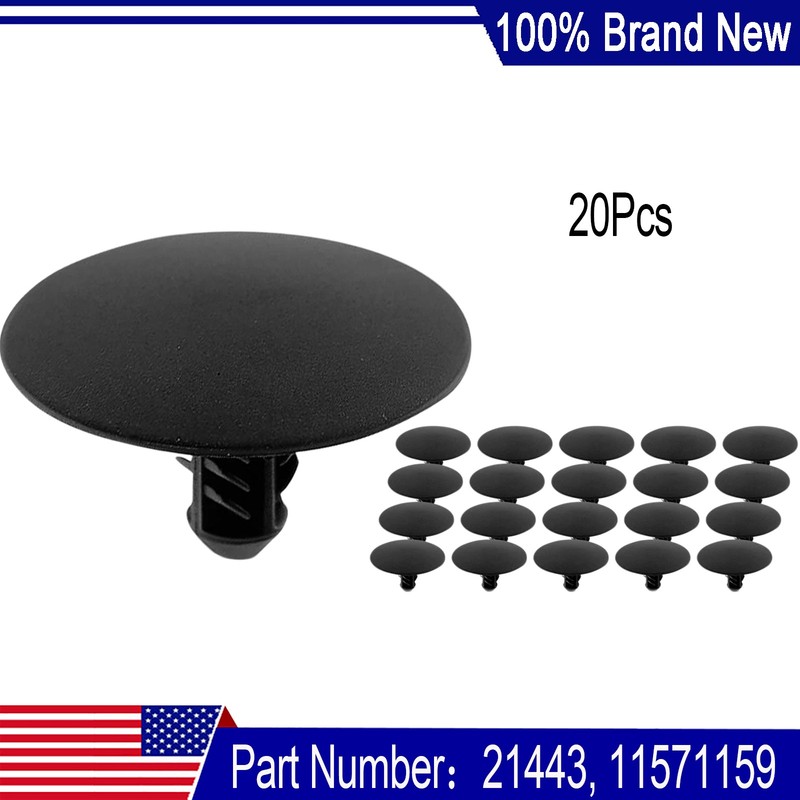 20Pcs Nylon Hood Insulation Retainer Clips For Chevy Silverado GMC Buick Sierra