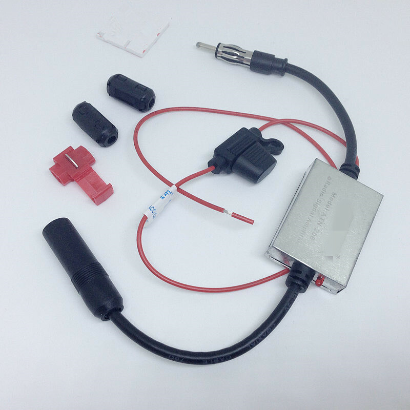 Car Auto Stereo FM AM Radio Signal Antenna Aerial Signal Amp Amplifier Booster gallery