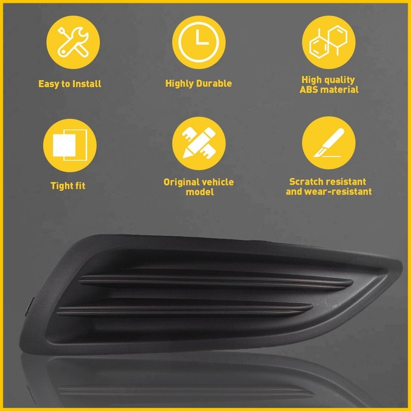 Left Driver Side Fog Light Cover Sedan For 2014-2019 Ford Fiesta D2BZ-15266-BA gallery