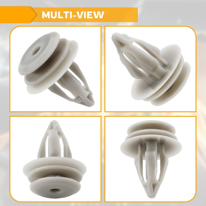 50pcs Nylon Door Trim Panel Retainers Clips For BMW 1998-99 2001-06 2008-2013 M3 gallery
