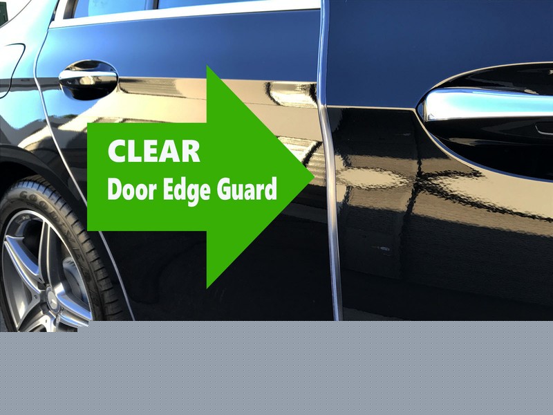 4pcs set CLEAR Door Edge Guard Trim Molding Protector Kit forToyota2012-2018