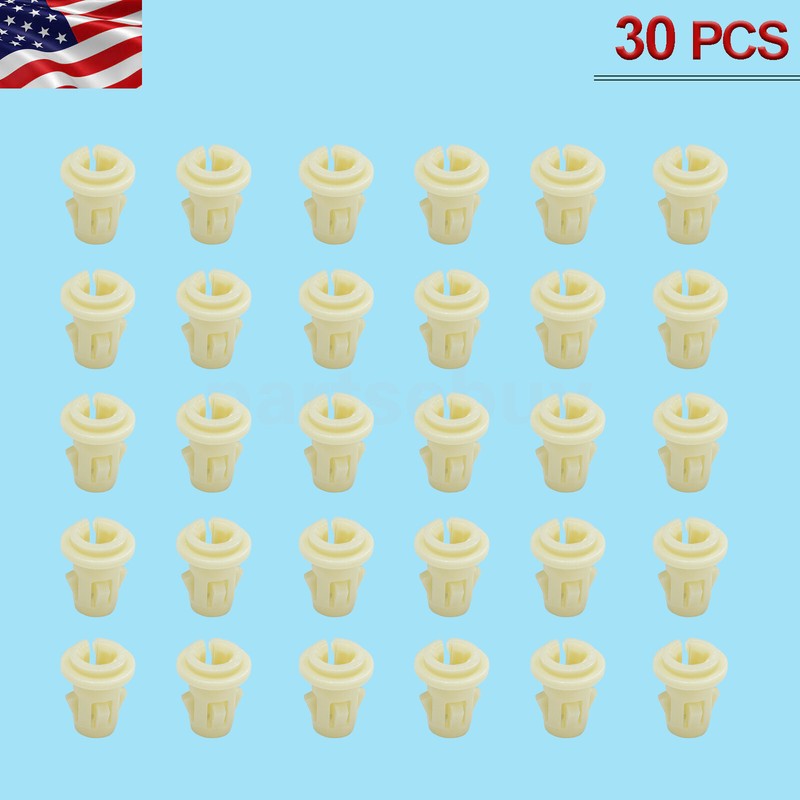 30pcs Fog Light Grommet Clips Retainer Fastener Rivets 11570830 for Chevy GMC GM