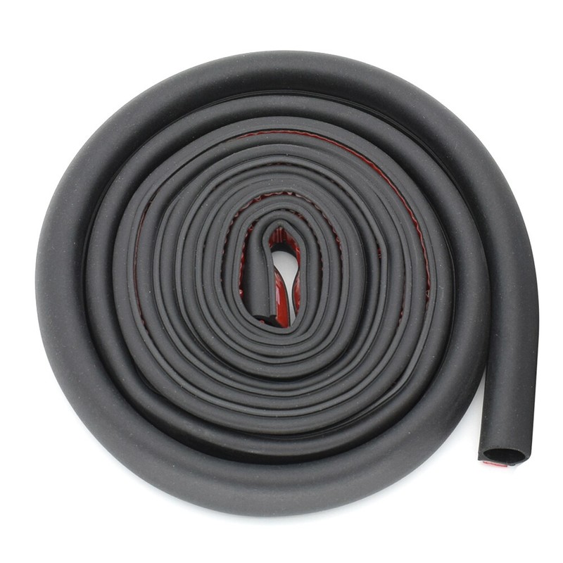 Car Door Rubber Weather Seal Hollow Strip 78inch Universal Weatherstrip D-shape gallery