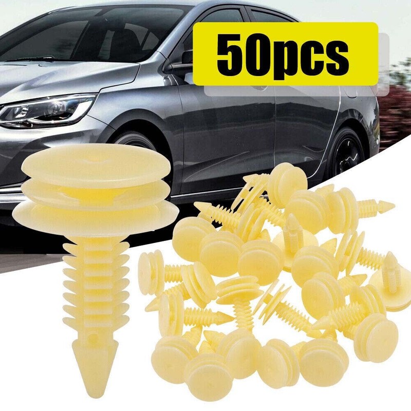 50Pcs Car Door Trim Panel Clip Retainer For GM Chevy Chevrolet Express 1500 2500 gallery