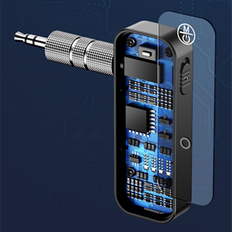 USB Bluetooth 5.0 Wireless Transmitter Receiver AUX Audio Adapter For TV/Car/Aux gallery