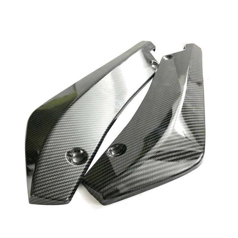 New For W204 Benzs Carbon Fiber Look Rear Bumper Chin Lip Spats Apron Splitter gallery