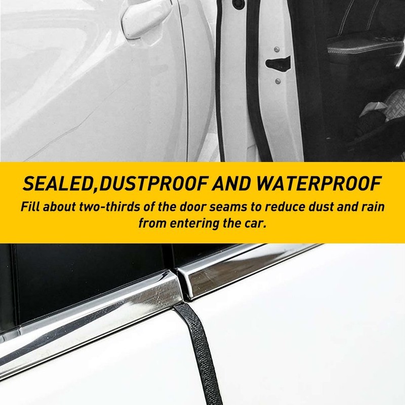 16feet Car Rubber Seal Trim Molding Strip Edge Door Lock Protector All Weather U gallery