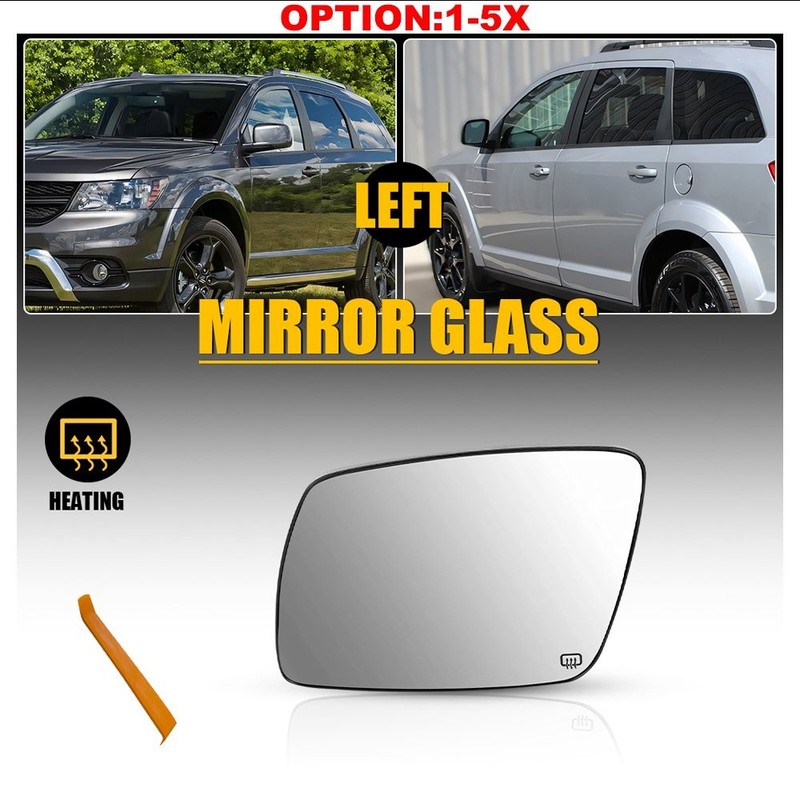 NEW Heated Mirror Glass Left Driver Side for 2009-2020 Dodge Journey 68045693AA