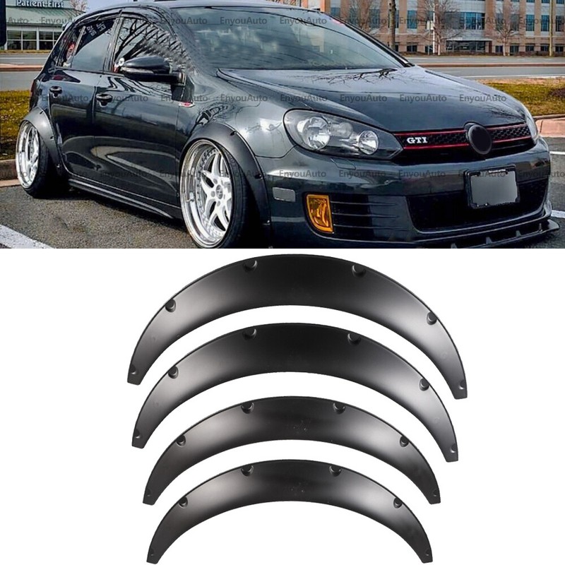 For Volkswagen Golf MK5 MK6 MK7 Universal Fender Flares Wheel Arches 32″4Pcs
