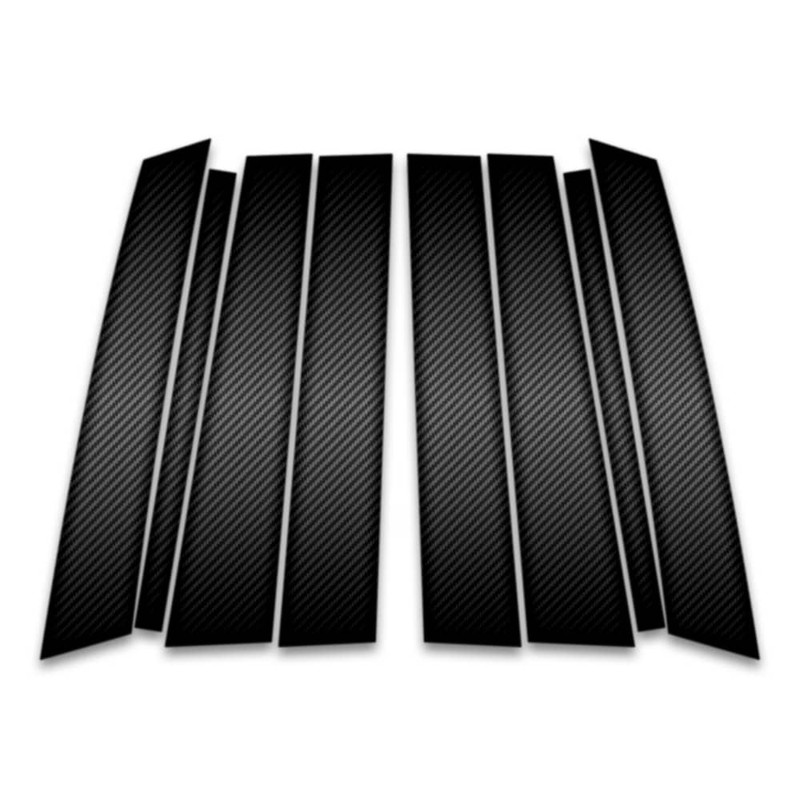 8pc Carbon Fiber Pillar Post Covers for 2007-2014 Ford Edge – SRC0442