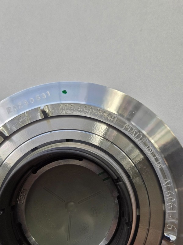 OEM Maybach 145mm Chrome Wheel Center Hub Cover Cap Mercedes Benz A0004007400 gallery