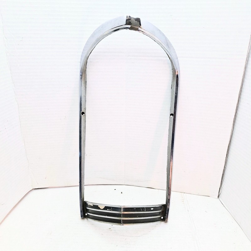 1965 Buick Riviera Chrome Headlight Bezel Cathedral Molding Die Cast Chrome OEM