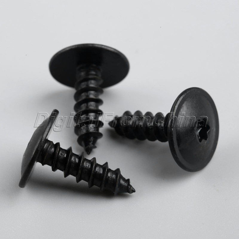 Car 10PCS Grill Bumper Retainer Clip Wheel Splashguard Fasteners Rivets For GOLF gallery