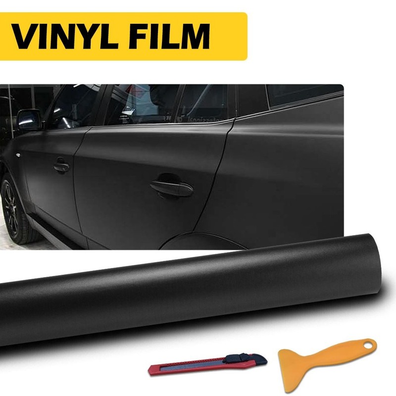 Premium Ultra Flat Car Matte Black Wrap Vehicle Vinyl Sticker Sheet Decal Film
