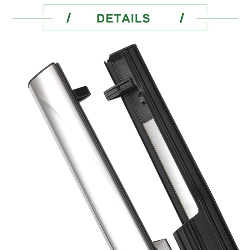 2pcs Rear Left & Right Weatherstrip Window Seal No.757400E080 for Toyota Black gallery