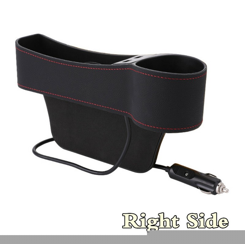 1x Upgrade Storage Box Car Seat Gap Organizer Pocket Seat Side Slit Accessories