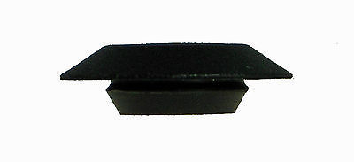 1-1/4" 1.25 Inch Black Plastic Hole Plug for Sheet Metal Flush Mount Quantity 1 gallery