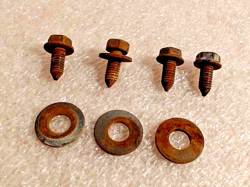 1968 Oldsmobile 98 nose piece bolts 4 bolts 5 washers