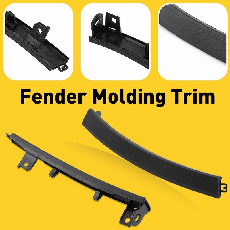 Pair Fender Molding Trim Front Left&Right Fit 2007-2011 Honda CR-V Replacement