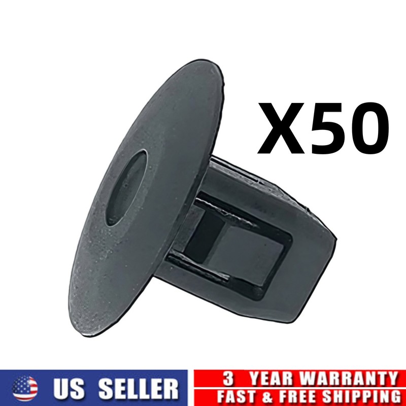 50X Black Fender Apron Grommet Nut Clips Fits Acura ILX MDX Honda CR-V Odyssey gallery