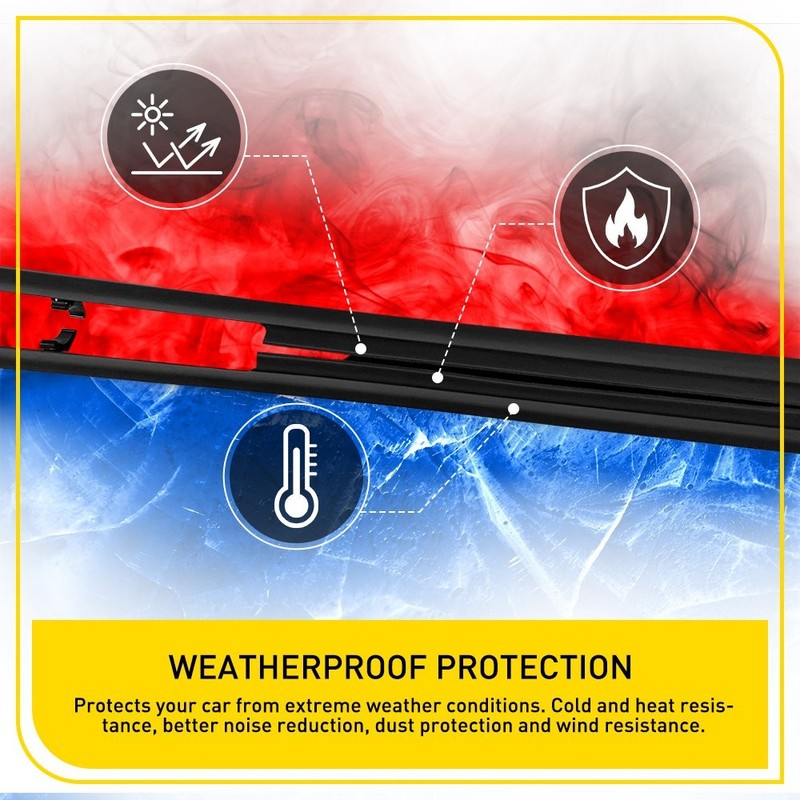 4x Door Window Weatherstrip Seal Belt For 2011-2023 Mitsubishi Outlander Sport gallery