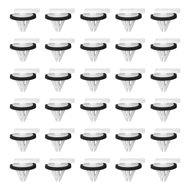 30PCS Moulding Clips with Sealer For GM 11611375 Cadillac Chevrolet & GMC USA gallery