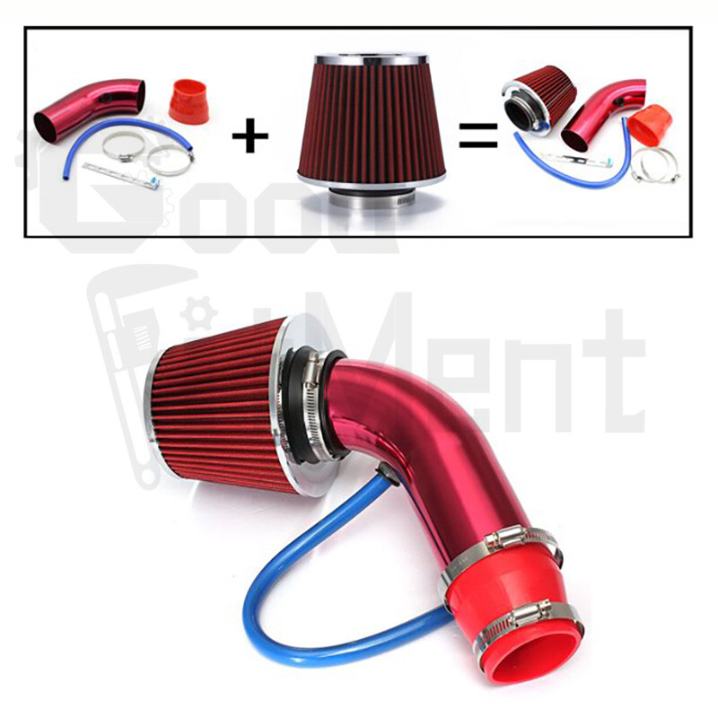 For VW Jetta 2004-2021 3" Cold Air Intake Filter Induction Pipe Power Flow Hose gallery