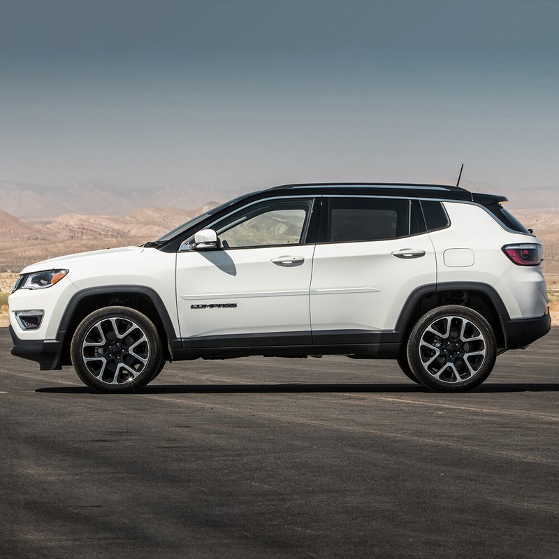 For: Jeep Compass 2017-2023 Painted Body Side Moldings #FE7-COMPASS17 gallery