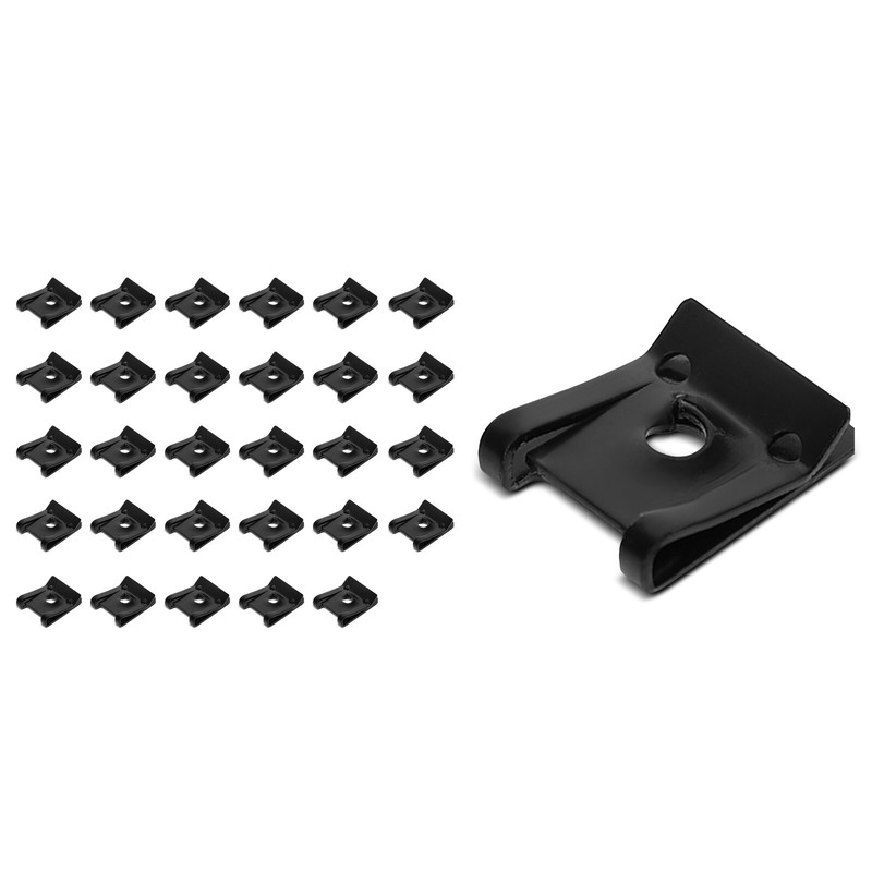 30Pcs #8 Screw Size Spring Type U-Nut Fastener Clip Retainer for GM 9424837 Ford gallery
