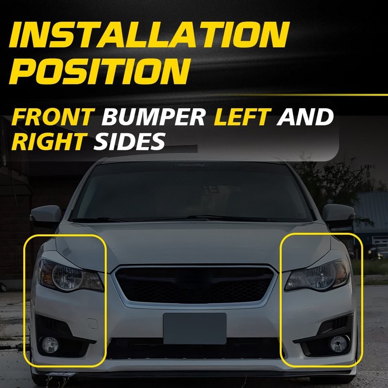 Front Left & Right Bumper Retaining Bracket Set NEW For 2012-2016 Subaru Impreza gallery