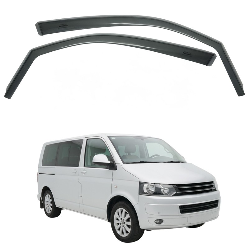 for VW T5/MULTIVAN/CARVELLE 2005-2015 IN-CHANNEL WIND DEFLECTOR 2PCS