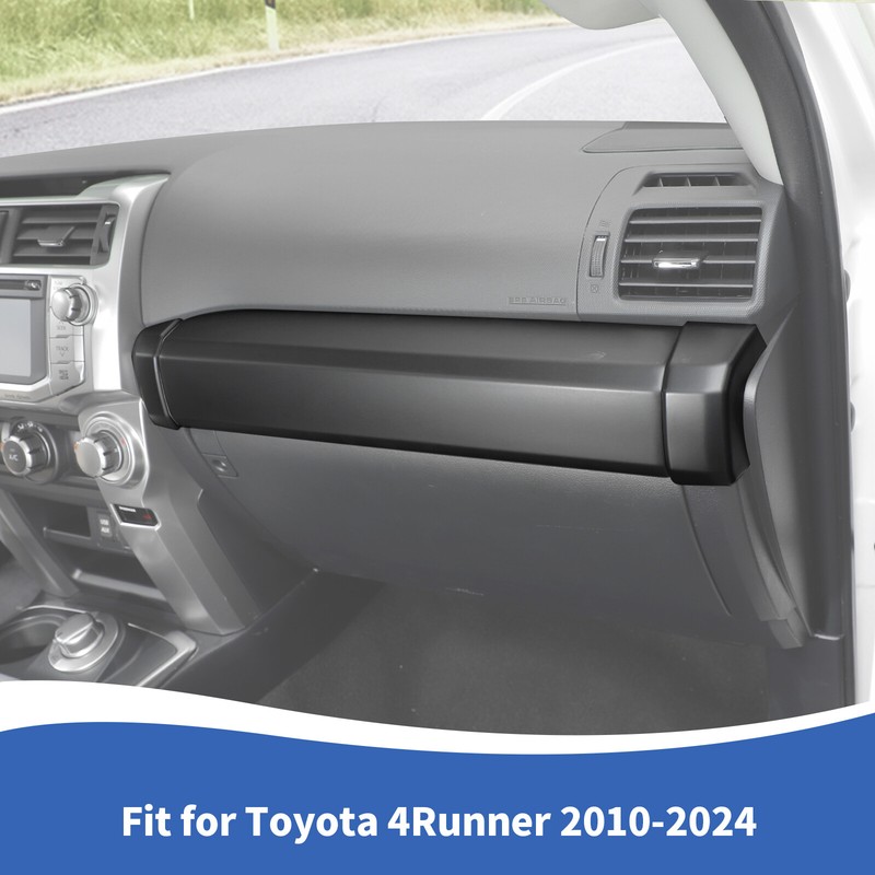 3x Passenger Dashboard Panel Cover Bezel Accessories for 4Runner 10+ Matte Black gallery