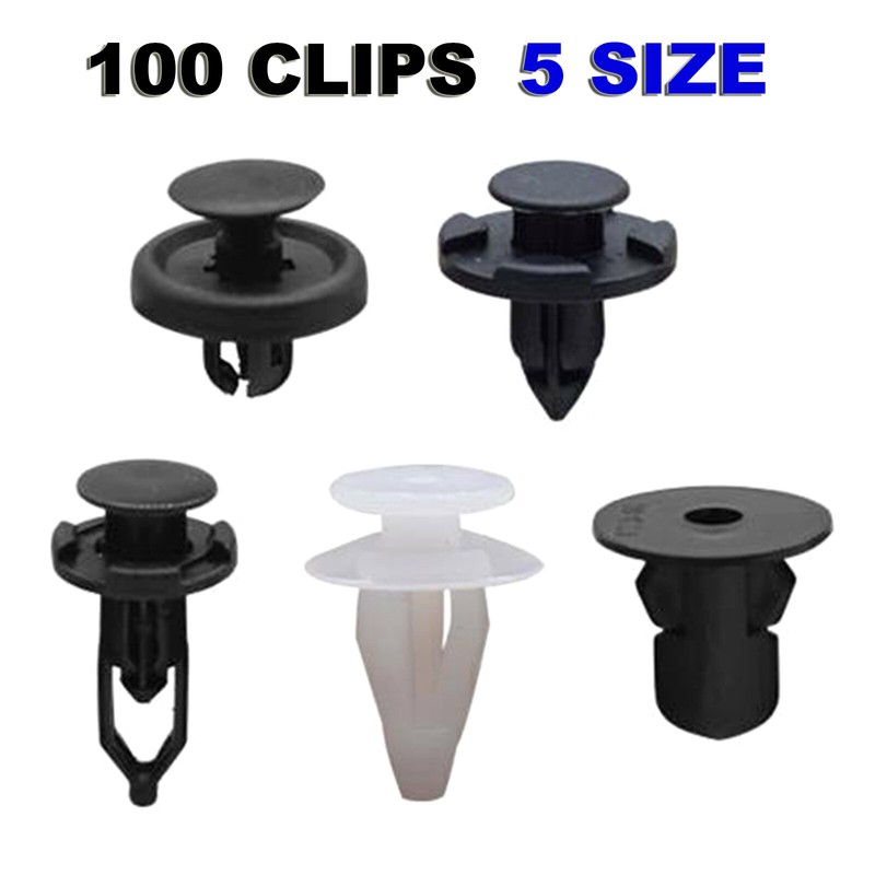 100x For Toyota For Lexus Trim Panel Clips Bumper Fender Push Pin Rivet Fastener