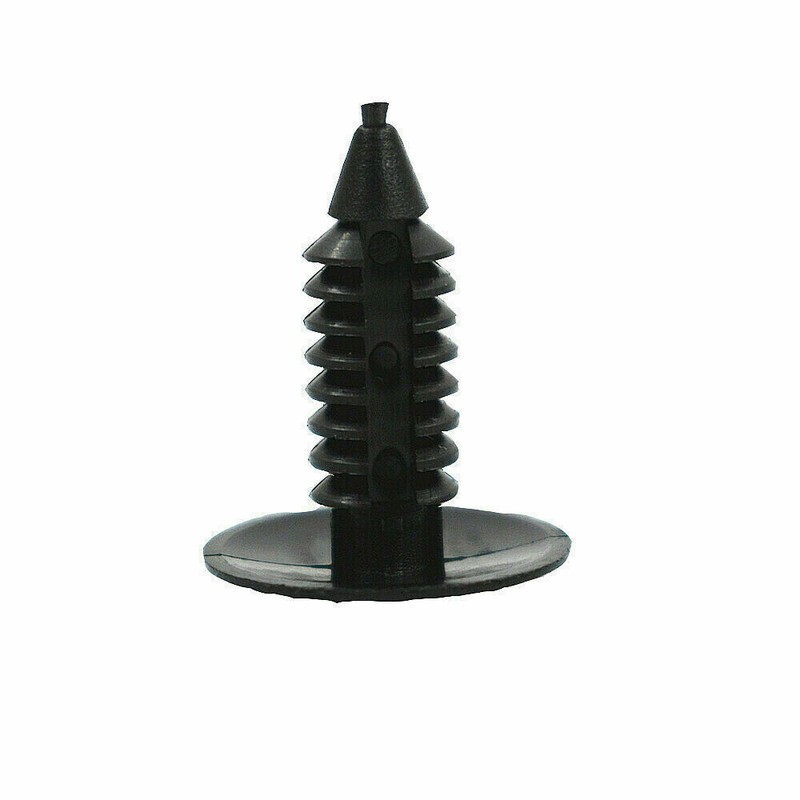 ✅100pcs 8mm Car Auto Bumper Clips Hole Plastic Rivet Fastener Fender Push In Pin gallery