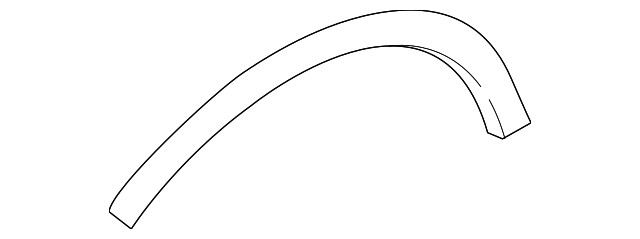 Genuine Nissan Wheel Opening Molding 63810-5RY0A