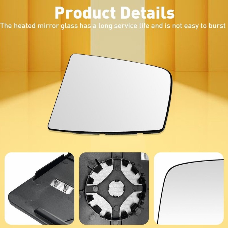 4x Mirror Glass Convex Lower Passenge Driver Side For Ford Transit 150 250 350 gallery